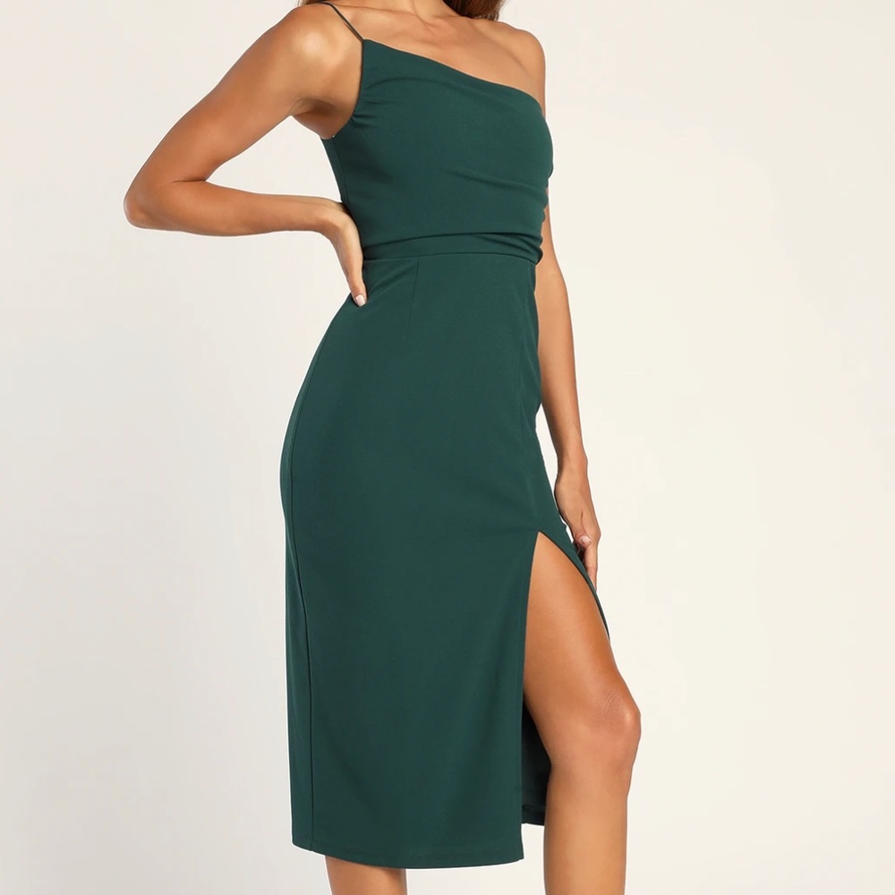 NWT Lulu's Green Midi Dress - S